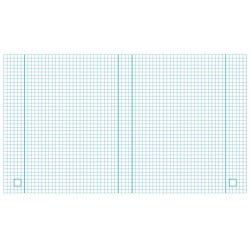 Bloknotas OFFICE, A5, langeliais, 96 lapai, 70 gsm, su spirale šone