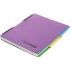 Bloknotas NOTEBOOK, EconoMix, B5, langeliais, 120 lapų, 60gsm, su spirale šone, plastikinis viršelis