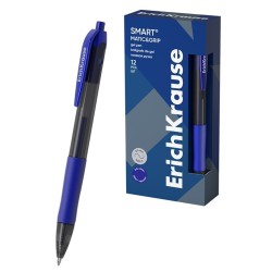 Automatinis gelinis rašiklis SMART-GEL, ErichKrause, 0.5 mm, mėlynos sp.