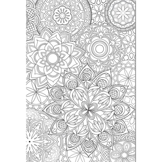 Sąsiuvinis MANDALAS, A5, langeliais, 48 lapai, 70gsm