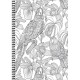Bloknotas MANDALAS, A5, langeliais, 48 lapai, 70gsm, su spirale šone