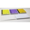 Bloknotas, A6, balti tušti lapai, 48  lapai, 70gsm, klijuotas viršuje
