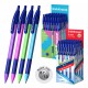 Automatinis tušinukas R-301 NEON MATIC&GRIP, ErichKrause, 0.7mm, mėlynos sp.