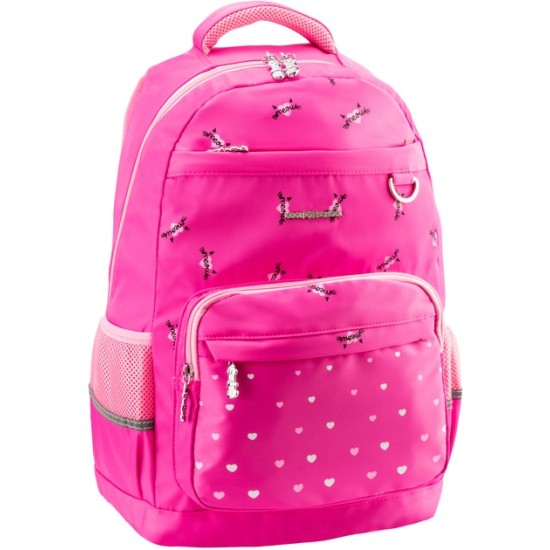 Mokyklinė kuprinė, CoolForSchool, 430x300x170mm, rožinės sp.