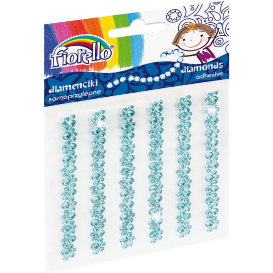 Dekoratyviniai krištoliniai karoliukai GR-DS041, Fiorello, lipnūs