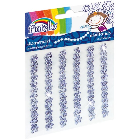 Dekoratyviniai krištoliniai karoliukai GR-DS07, Fiorello, lipnūs
