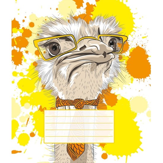 Sąsiuvinis, A5, langeliais, 12 lapų, 80gsm