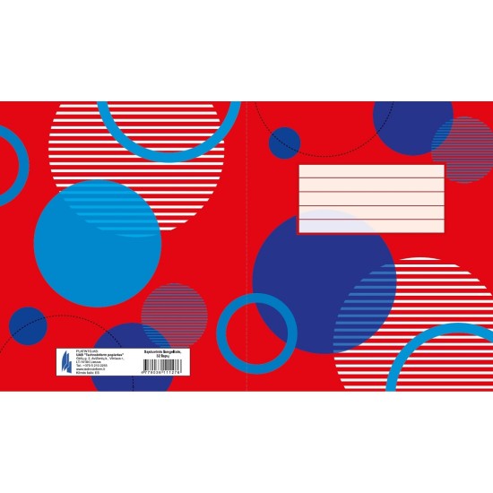 Sąsiuvinis, A5, langeliais, 32 lapai, 70 gsm