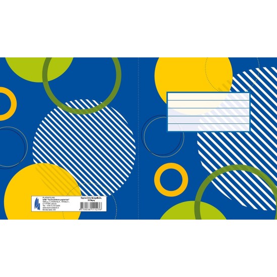 Sąsiuvinis, A5, langeliais, 32 lapai, 70 gsm
