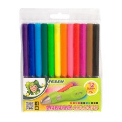 Purškiami flomasteriai AIRBRUSH COLOURS, Jolly, 12 sp.