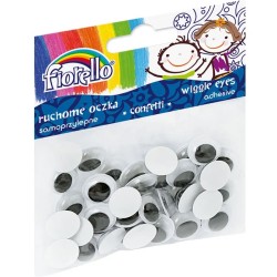 Dekoracija JUDANČIOS AKYTĖS, Fiorello, 15mm, 40 vnt., lipnios