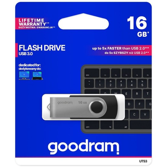 USB laikmena GoodRam UTS3, 16 GB, 3.0