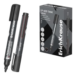 Permanentinis žymeklis LIQUID LP-600, ErichKrause, 0.8-2.25mm, juodos sp.