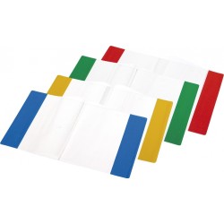 Aplankalas PANTA PLAST, A5 (210x350mm), 90mkr, spalvotomis kraštinėmis, 1 vnt.