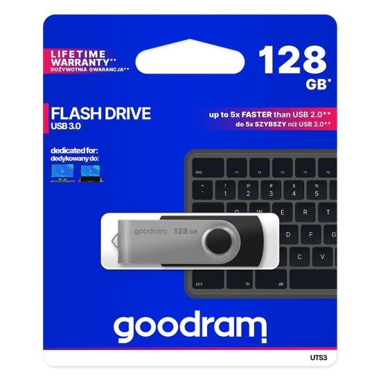 USB laikmena GoodRam UTS3, 128 GB, 3.0