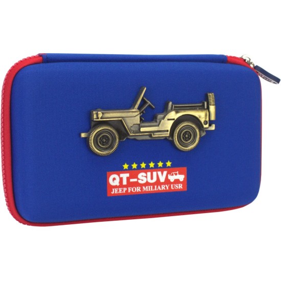 Penalas QITONG 3D JEEP, CoolForSchool, 120x205x25 mm, mėlynos sp.