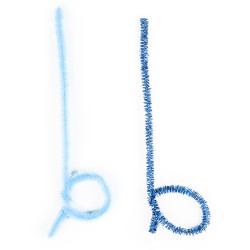 Šenilo vielos strypeliai GR-CH019, Fiorello, 30cm, 20 vnt., mėlynos sp.
