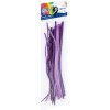 Šenilo vielos strypeliai GR-CH020, Fiorello, 30cm, 20 vnt., violetinės sp.