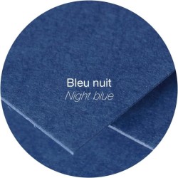 Dekoratyvinis vokas POLLEN, Clairefontaine, 75x100mm, 120gsm, tamsiai mėlynos sp.