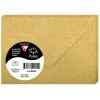 Dekoratyvinis vokas POLLEN, Clairefontaine, 75x100mm, 120gsm, blizgus, aukso sp.