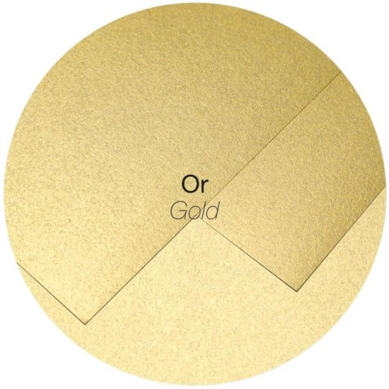 Dekoratyvinis vokas POLLEN, Clairefontaine, 75x100mm, 120gsm, blizgus, aukso sp.