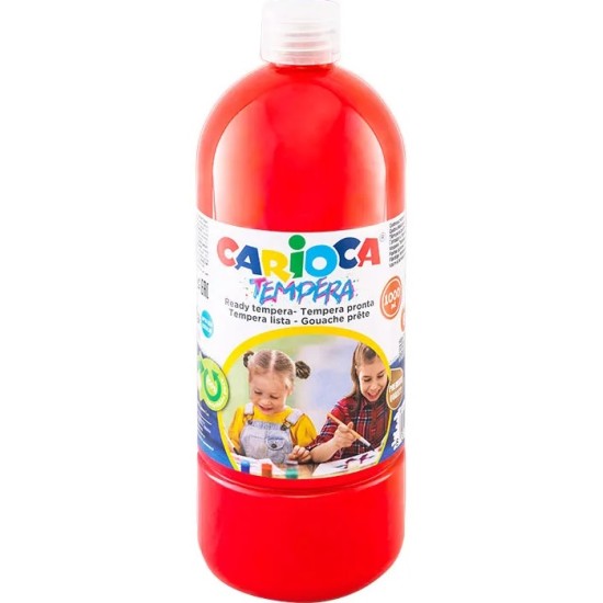 Guašas CARIOCA, 1000ml, raudonos sp.