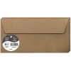 Dekoratyvinis kraft popieriaus vokas POLLEN, Clairefontaine, DL (110x220mm), 120gsm, rudos sp.
