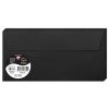 Dekoratyvinis vokas POLLEN, Clairefontaine, DL (110x220mm), 120gsm, juodos sp.