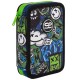Forminis dviejų skyrių penalas su priedais CoolPack Jumper 2 Monster Team