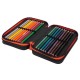 Forminis trijų skyrių penalas su priedais CoolPack Jumper 3 Grey Ball