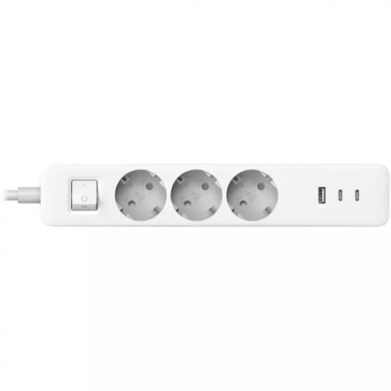 Xiaomi XMCXB01EU 20W Power Strip (2C1A) ilgintuvas 1.4m, EU, Balta