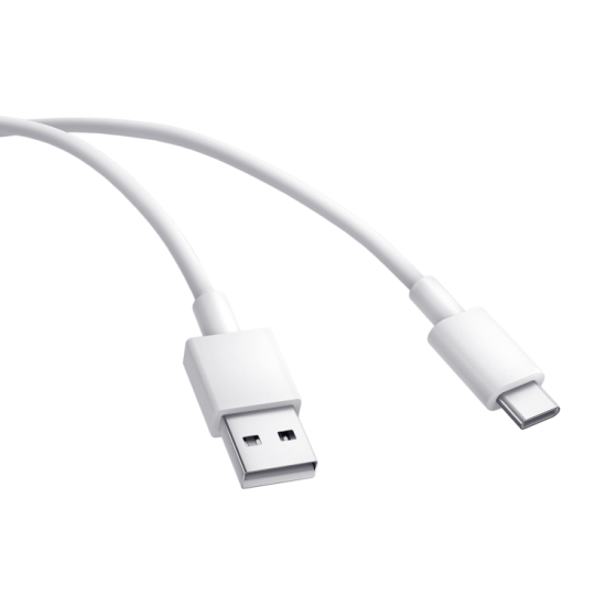 Xiaomi 3A USB-A to USB-C Cable 1m, Balta