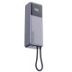 Xiaomi 165W Išorinė baterija (Power Bank) 10000mAh, integruotas kabelis, Pilka