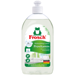 Frosch jautriai odai skirtas indų ploviklis su provitaminu B5, 500 ml