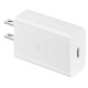 Samsung EP-T1510 15W AC Maitinimo adapteris USB-C + Kabelis USB-C, Balta