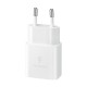 Samsung EP-T1510 15W AC Maitinimo adapteris USB-C + Kabelis USB-C, Balta