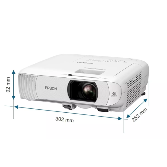 Epson EH-TW840 Projektorius 3LCD FHD 1920x1080, 4000 lumens, USB, Balta