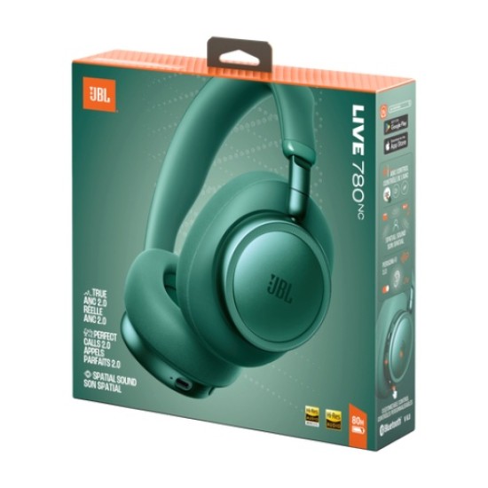 JBL Live 780NC Belaidės ausinės, Bluetooth, Green