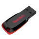 SanDisk Cruzer Blade USB atmintinė 128GB, Black/Red