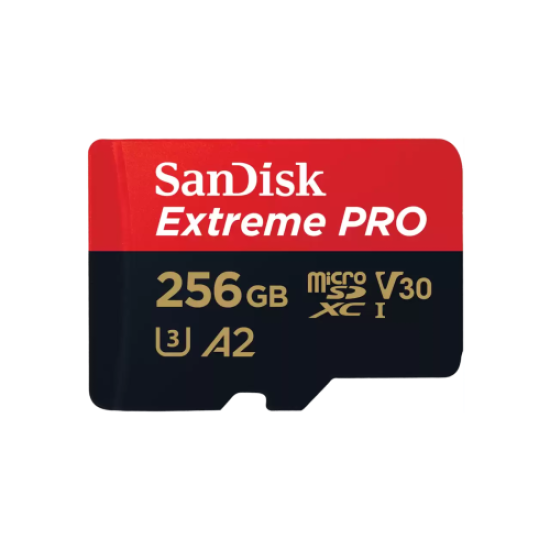SanDisk Extreme PRO microSDXC Atminties kortelė 256GB UHS-I + SD Adapteris