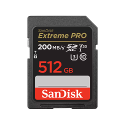 SanDisk Extreme PRO SDXC Atminties kortelė 512GB UHS-I