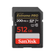 SanDisk Extreme PRO SDXC Atminties kortelė 512GB UHS-I