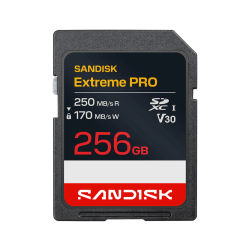 SanDisk Extreme PRO SDXC Atminties kortelė 256GB UHS-I