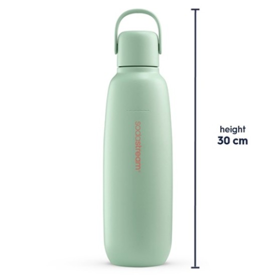 SodaStream Fizz & Go COOL 0,9L Termo gertuvė, Stainless Steel, Mint