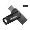 SanDisk Ultra Dual Drive Go USB atmintinė 64GB, USB-C/USB-A 3.2 Gen 1, Juoda