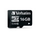 Verbatim 44082 Premium U1 Micro SDHC Atminties kortelė 16GB + microSD į SD Adapteris