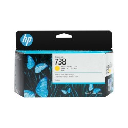 HP 738 (498N7A) Rašalinė kasetė, Geltona