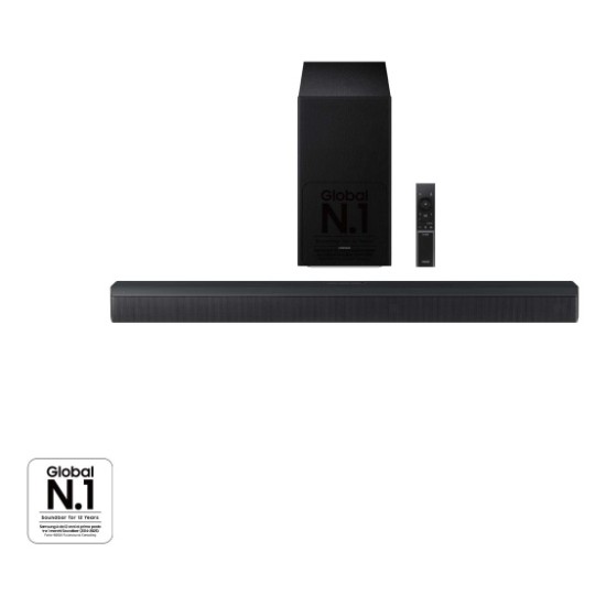 Samsung B-series HW-B650F Soundbar Garso sistema, 3.1 ch, Juoda