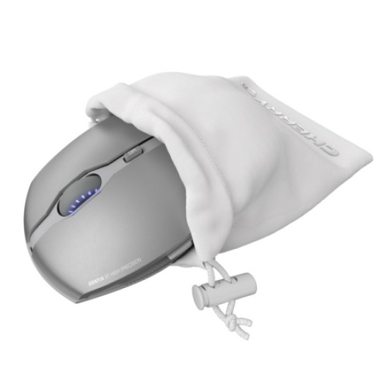 Cherry GENTIX BT (JW-7500-20) Belaidė pelė, Bluetooth, 2000 DPI, Frosted Silver