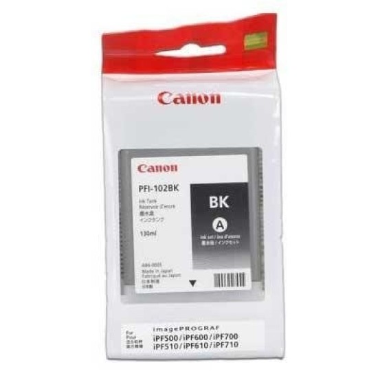 Canon PFI-102BK (0895B001) Rašalinė kasetė, Juoda (SPEC)